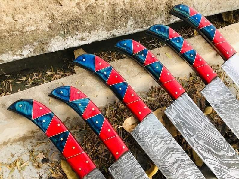 Damascus Chef Set of 6 Pieces