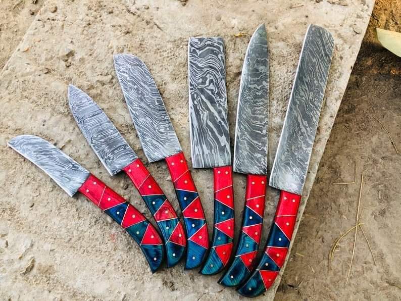 Damascus Chef Set of 6 Pieces