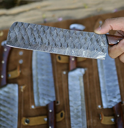 premium Damascus steel chef knives