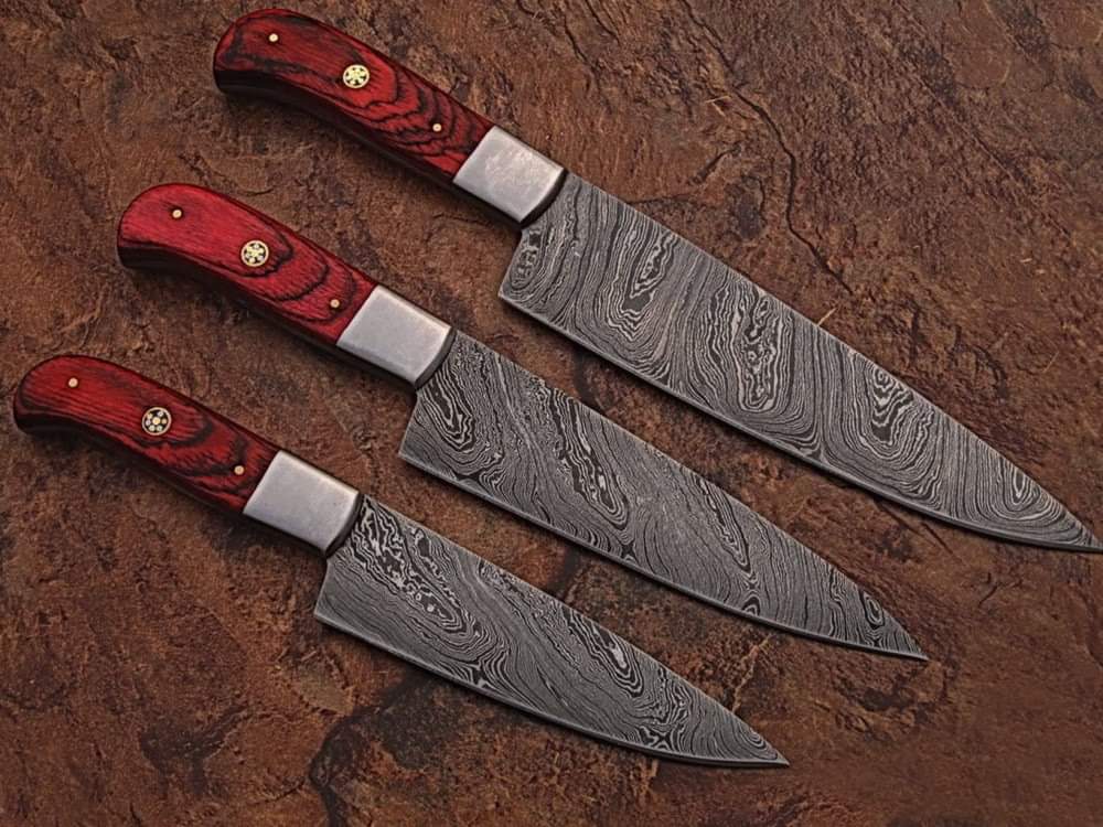 Damascus Chef Set of 3 Pieces near me