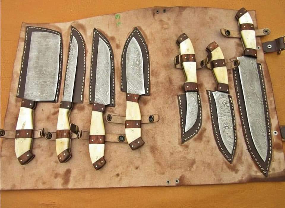 Damascus Chef Set of 7 Pieces