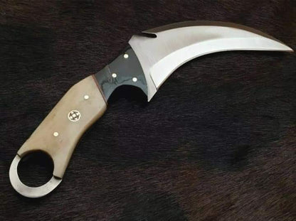 Steel Karambit Hunting Knife with Sheath near me