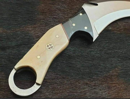 Steel Karambit Hunting Knife with Sheath near me