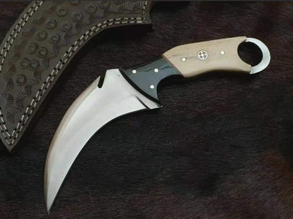 Steel Karambit Hunting Knife with Sheath near me