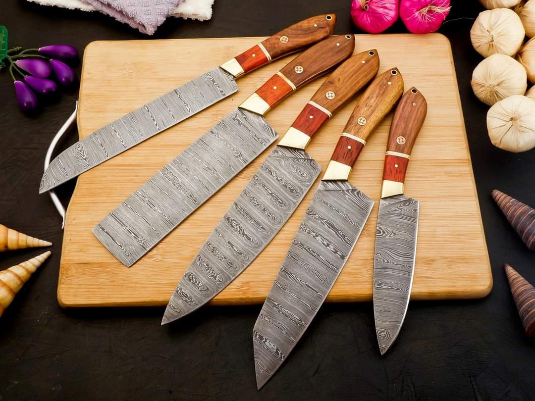 Damascus Chef Set of 5 Pieces near me