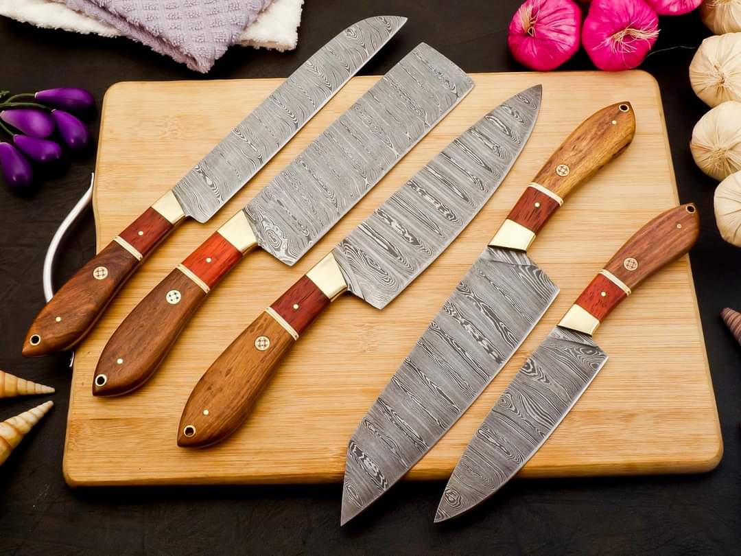 Damascus Chef Set of 5 Pieces near me