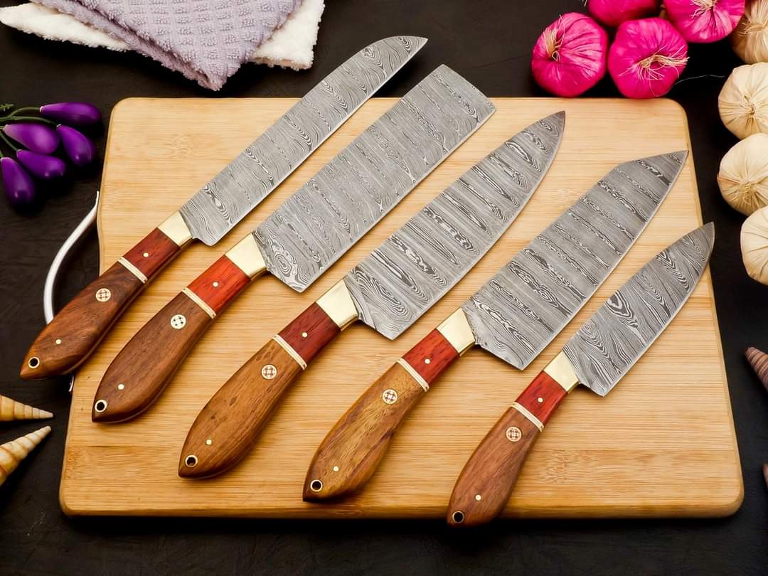 Damascus Chef Set of 5 Pieces near me