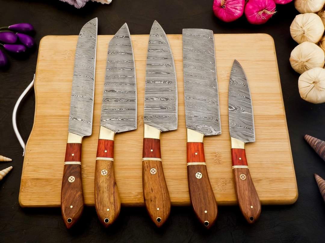 Damascus Chef Set of 5 Pieces near me