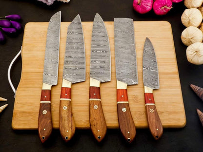 Damascus Chef Set of 5 Pieces near me