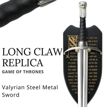 Valyrian Steel Game of Thrones Long Claw King Jon Snows Sword for salejpg
