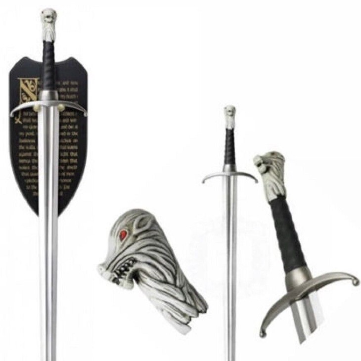 Jon Snow Sword of Game of Thrones , Double Edge Longclaw Sword Replica, Cosplay