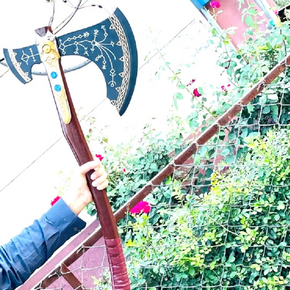Kratos Leviathan Axe God of War Leviathan Cosplay Axe Kratos Premium Roleplay injpg