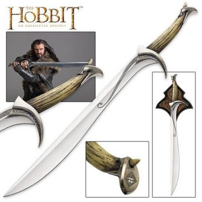ORCRIST LOTR Sword Of Thorin Oakenshield From The Hobbit Movie Goblin Cleaverjpg
