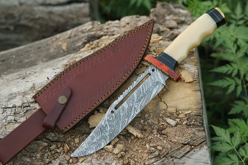 handmade fixed blade Bowie knife