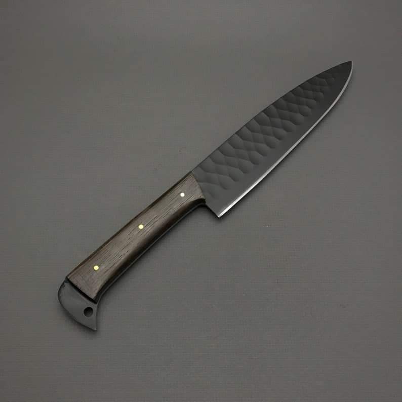 custom handmade Damascus chef set near me