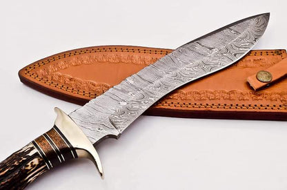 handmade fixed blade Bowie knife