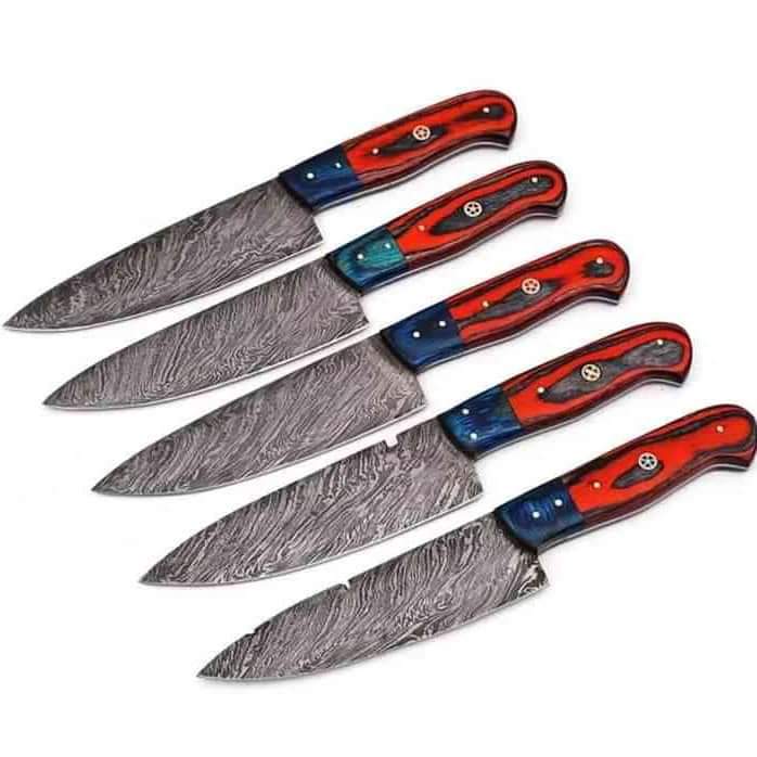 Carbon Steel Chef Set of 5 Pieces