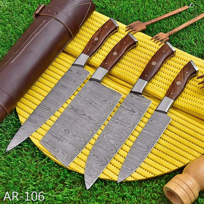 Carbon Steel Chef Set of 4 Pieces