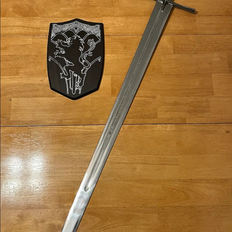 Chronicles Of Narnia Prince Sword Replica Gold Color  Plaquejpg