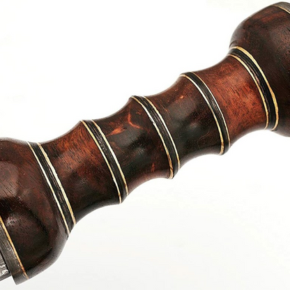 Roman Gladius Sword Dagger Rose Wood Handle with Leather Sheah3jpg