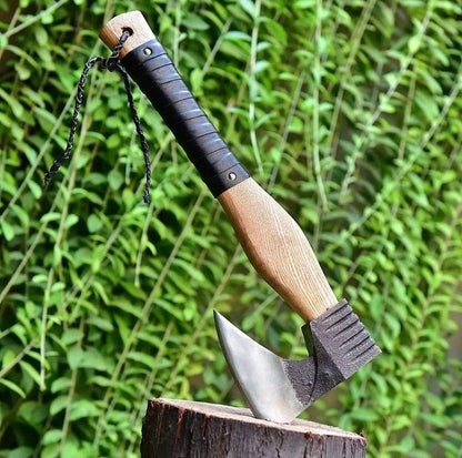 Hand Forged Carbon Steel Axe