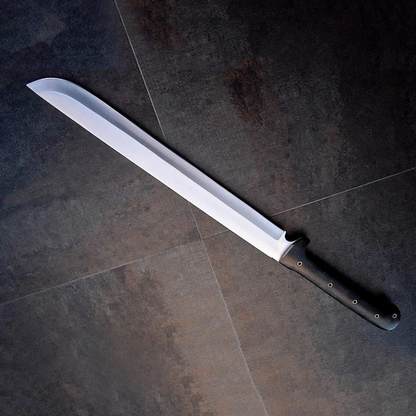 handmade d2 Steel tactical warrior combat fighter sword-micarta handle-handmade-hand forged-along leather sheat.png