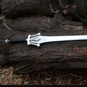 Masters of the Universe HeMan Power Replica Sword Greyskull  Silver Swpng