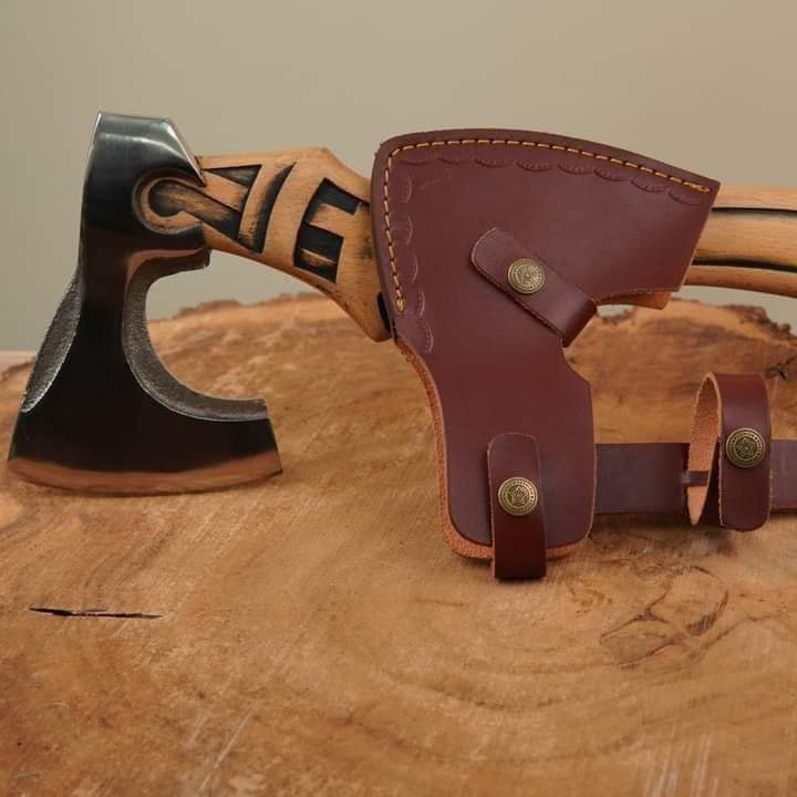 Carbon Steel Bearded Axe