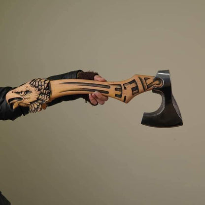 Carbon Steel Bearded Axe
