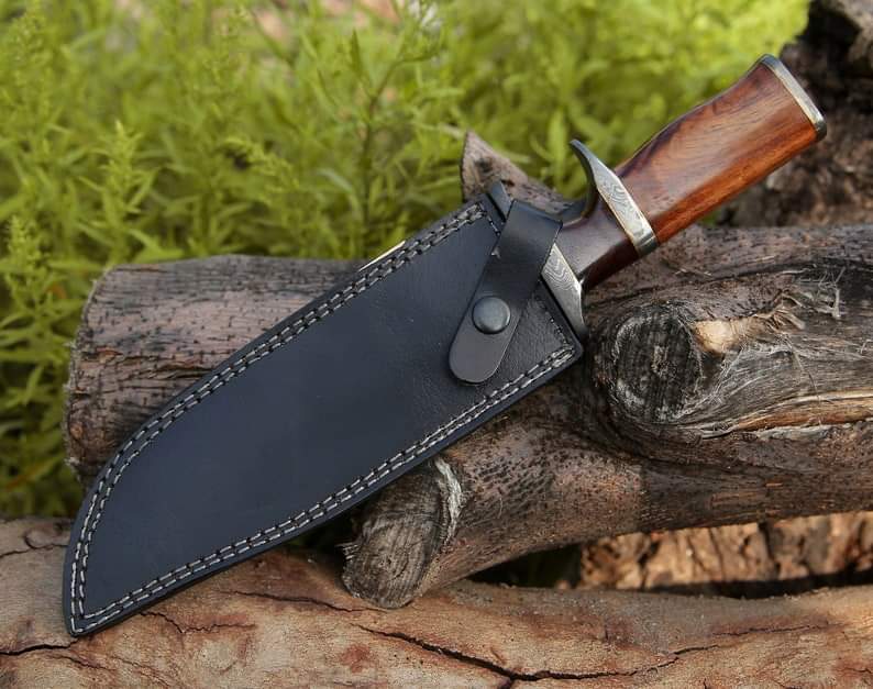 Carbon Steel Hunting Knife with Sheath