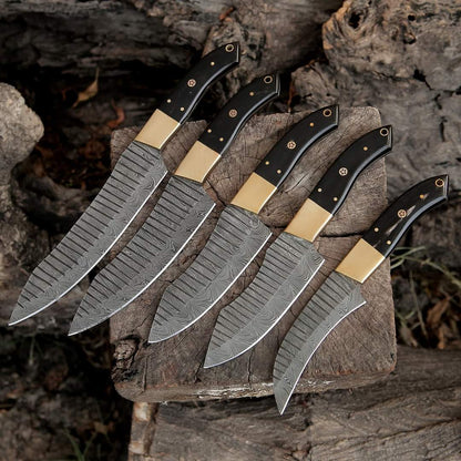 5 Piece Carbon Steel Chef Set