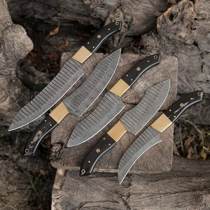 5 Piece Carbon Steel Chef Set