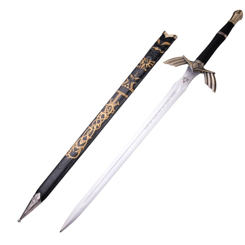 The Legend of Zelda Dark Links Master Sword With Scabbard LOZ Replica Sworpng