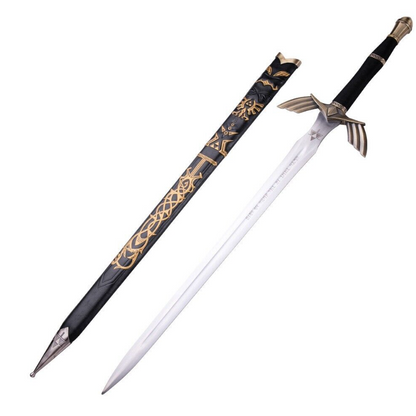 The Legend of Zelda Dark Links Master Sword With Scabbard LOZ Replica Sworpng