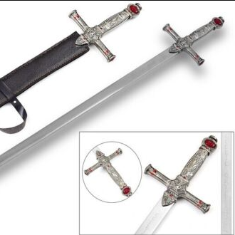 Harry Potter Wizard Godric Gryffindor Replica Sword, Goblin Gryffindor Sword