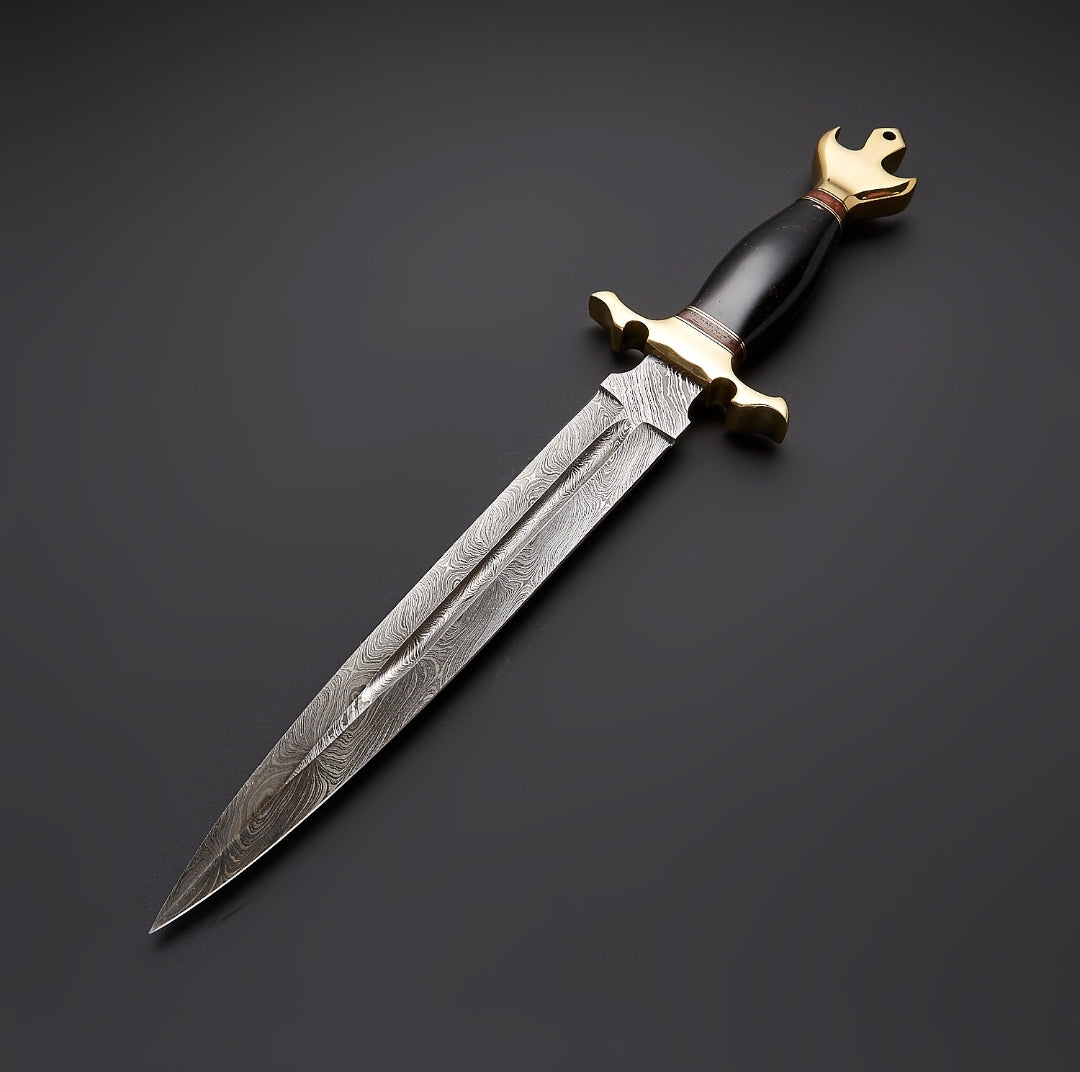 Carbon steel Knife, Hunting knife with sheath, fixed blade Camping knife, Bowie knife, Handmade Knives, Gifts For Men