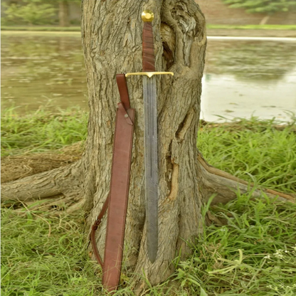 Damascus Sword, Custom Handmade Sword, Viking Sword, Double Edges Sword