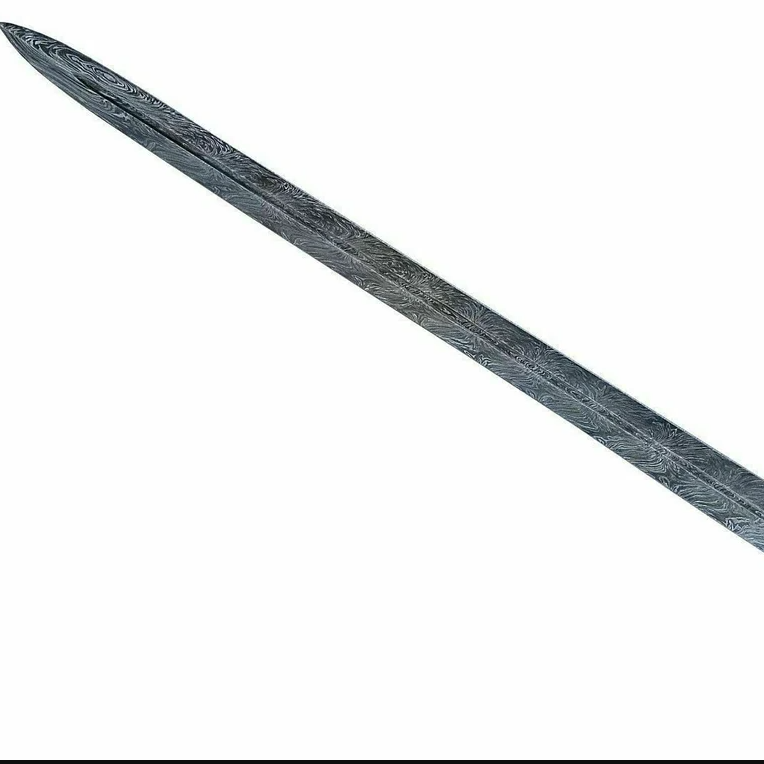 Damascus Steel Sword Custommade Damascus Hunting Sword Machete Knife With Shepng