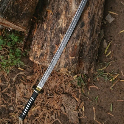 Ninja Sword Hand-made Damascus Swords, Battle Ready Ninja swords,