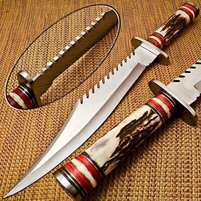 Stainless steel Knife, Hunting knife with sheath, fixed blade Camping knife, Bowie knife, Handmade Knives, Gifts For Men