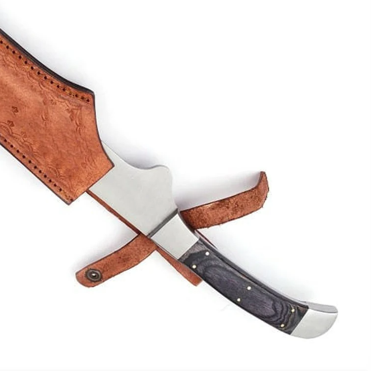 Hunting sword single edge custom hand forged high carbon steel swopng