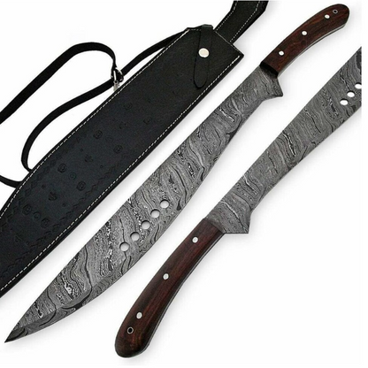 Machete Eli Machete Knife  Hunting Sword  Damascus Kukri Knife  Damascus Machetpng