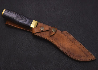 "Stainless-Steel-Knife" Hunting-knife-with-sheath" fixed-blade-Camping-knife" Bowie-knife" Handmade-Knives" Gift-For-men