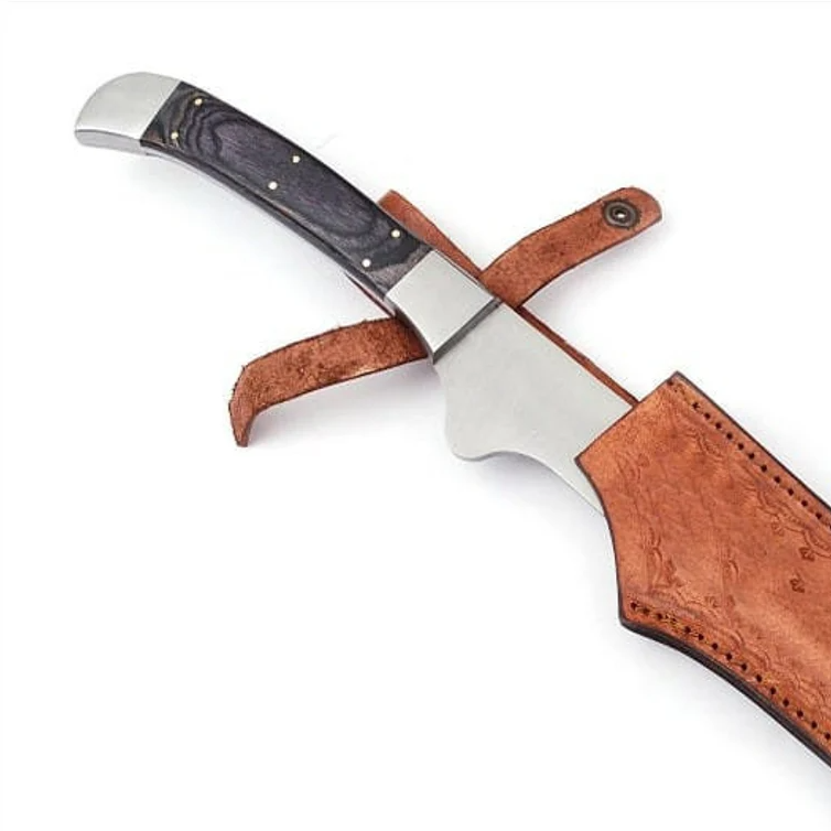 Hunting sword single edge custom hand forged high carbon steel swopng