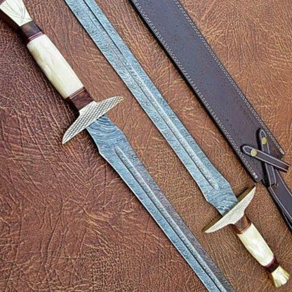 Handmade Damascus Swords, Battle Ready Damascus Steel Sword