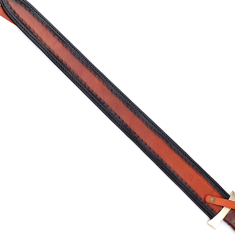 Damascus sword  viking battle ready sword hunting  damascus sword edegs double wipng