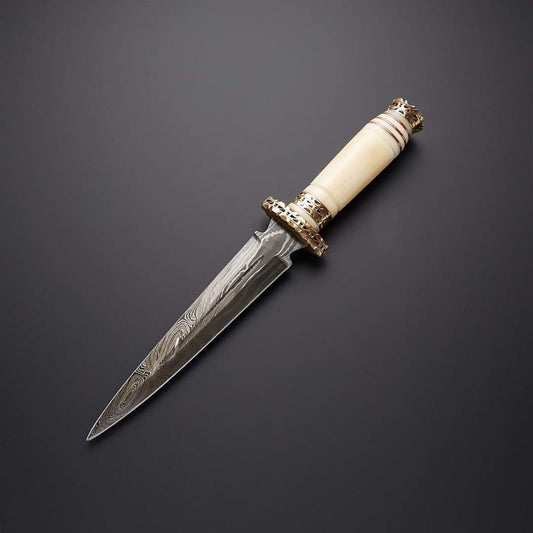 "Carbon-steel-Knife" Hunting-knife-with sheath, fixed-blade-Camping-knife, Bowie-knife, Handmade-Knive