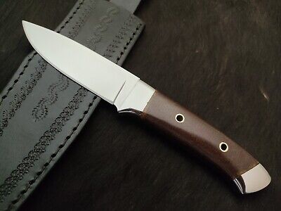 Handmade Stainless Steel Hunting Knife with Sheath, Fixed Blade Bowie Knife, Camping Knife, Unique Gifts for Men