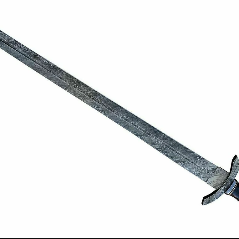 Damascus Steel Sword Custommade Damascus Hunting Sword Machete Knife With Shepng