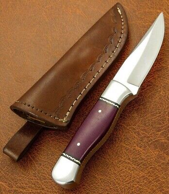 hunting knife with bone handle